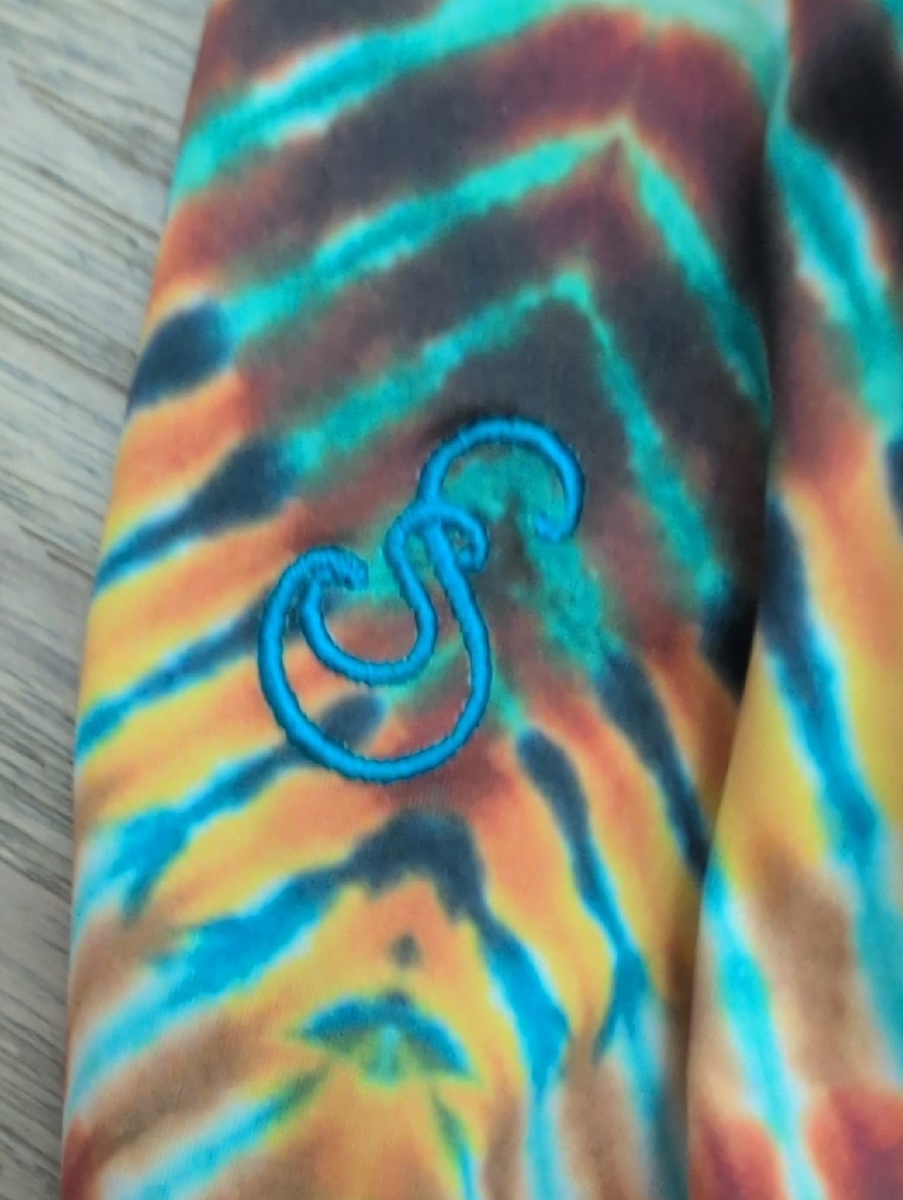 Slipins SPF60 Boho Tie-Dye Geometric Harem Pants - Size S Multicolor